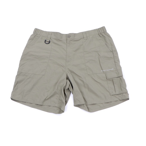 Columbia PFG Omni Shade Cargo Pocket Shorts Green - Picture 1 of 9